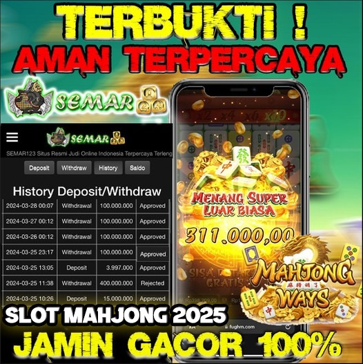 SEMAR123 > Slot Demo X1000 Mahjong PG Soft Gratis & Slot Thailand Gacor Terbaru 2025